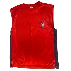 Vintage CSA Shirt Tank St. Louis Cardinals Men’s Large Red Embroidered MLB Sport